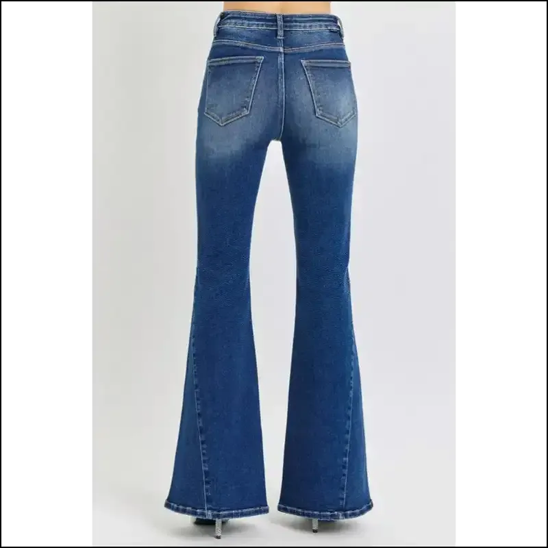 Flare it Up: Risen Distressed Button-fly Jeans for the Bold and Beautiful!