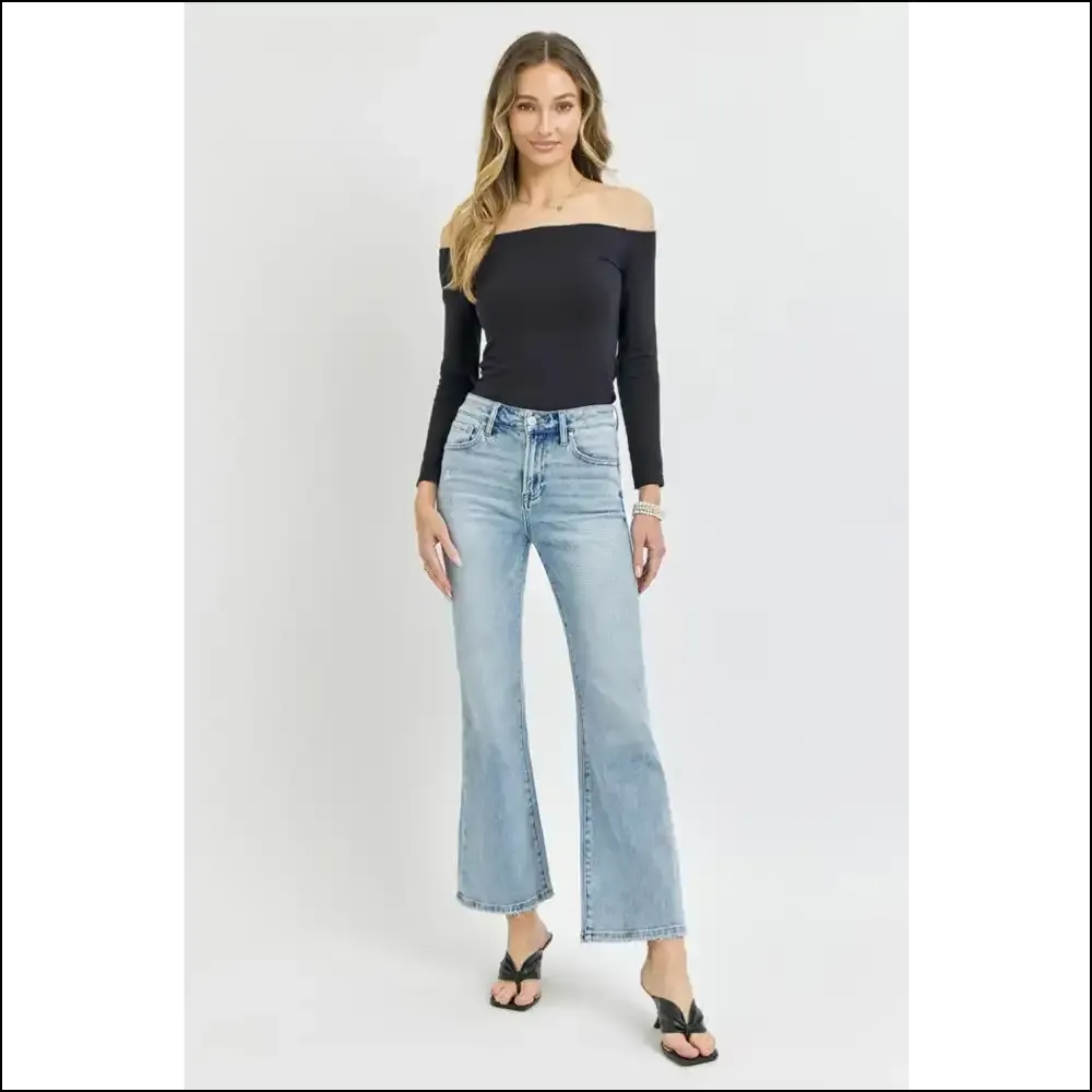 Flare Up the Fun in Needful Things High Rise Ankle Jeans 😄👖