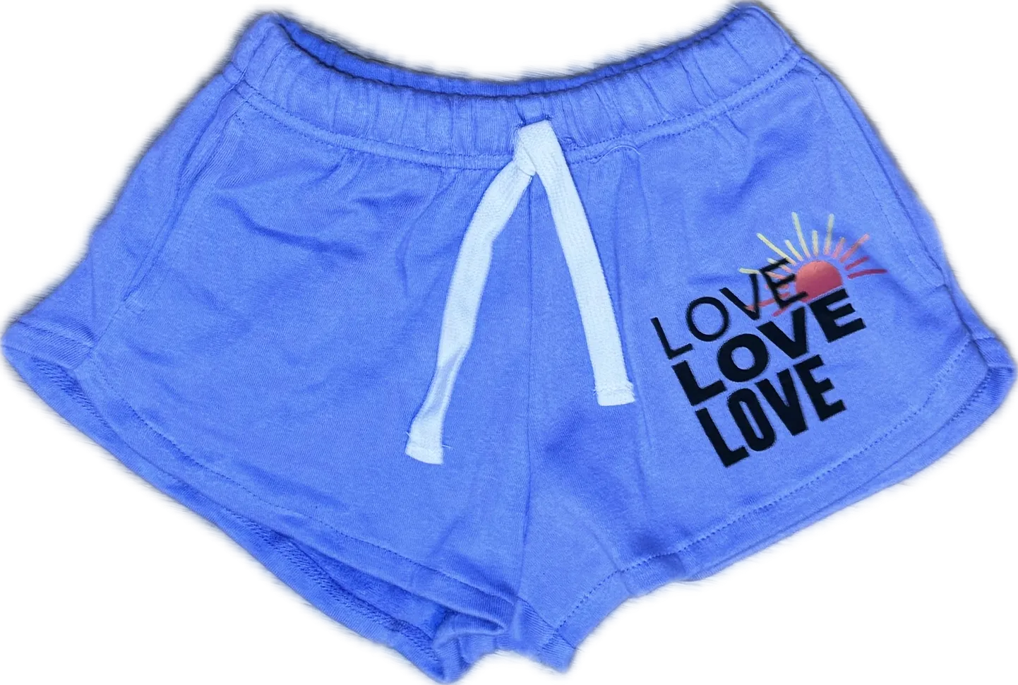 FLOWERS BY ZOE- New Purple Love Shorts