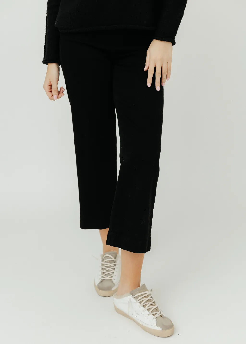 Frank & Eileen The Italian Wide Leg in Black