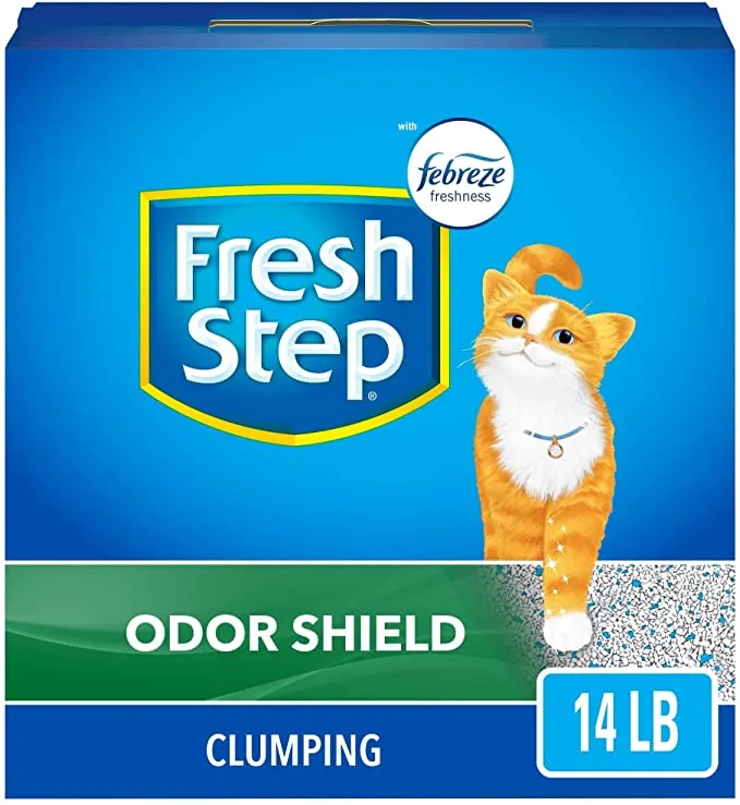 Fresh Step Odor Shield Scented Cat Litter with Febreze