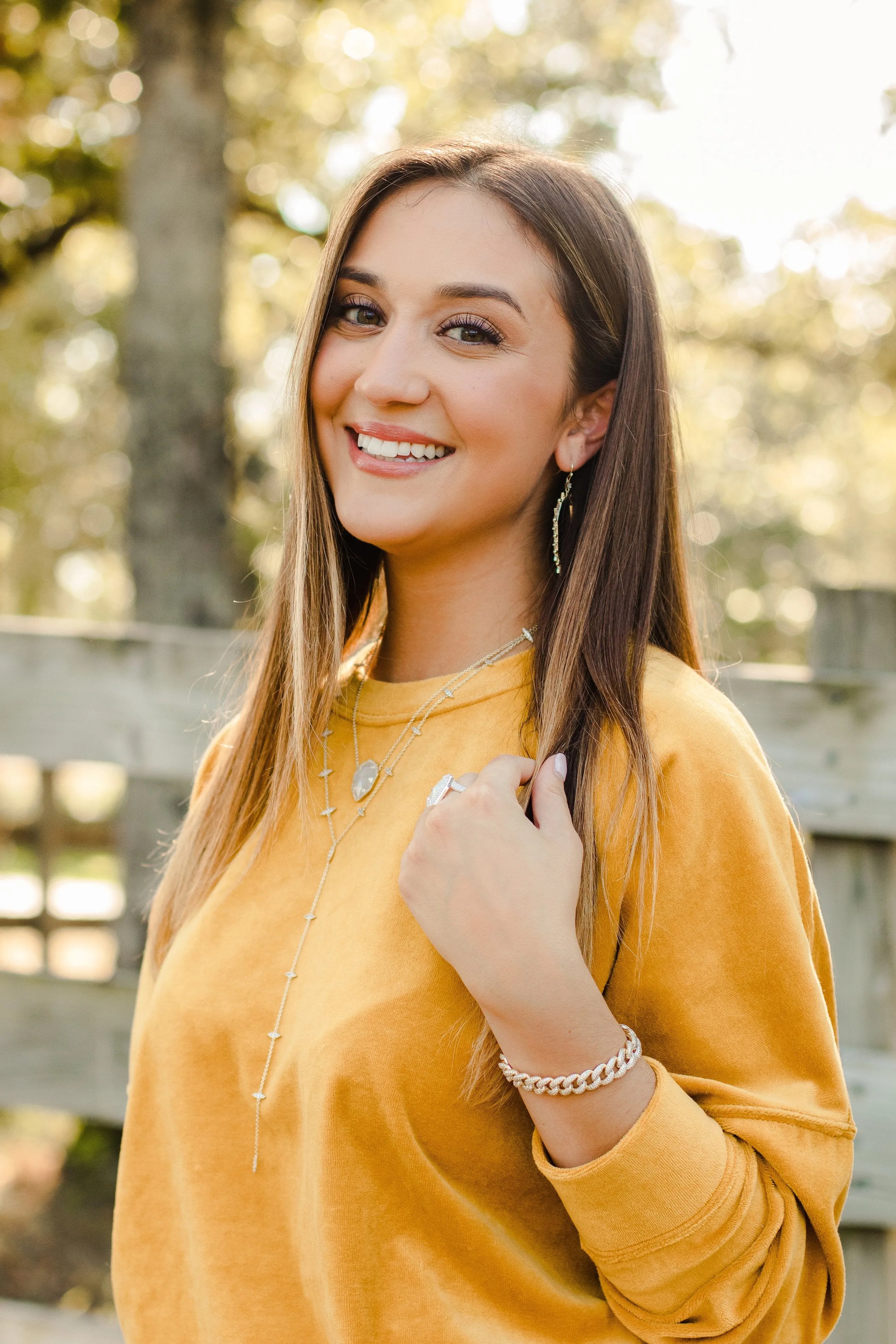 Geo Silver Drop Earrings