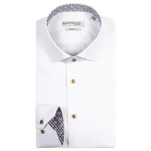 Giordano LS Maggiore Shirt | White