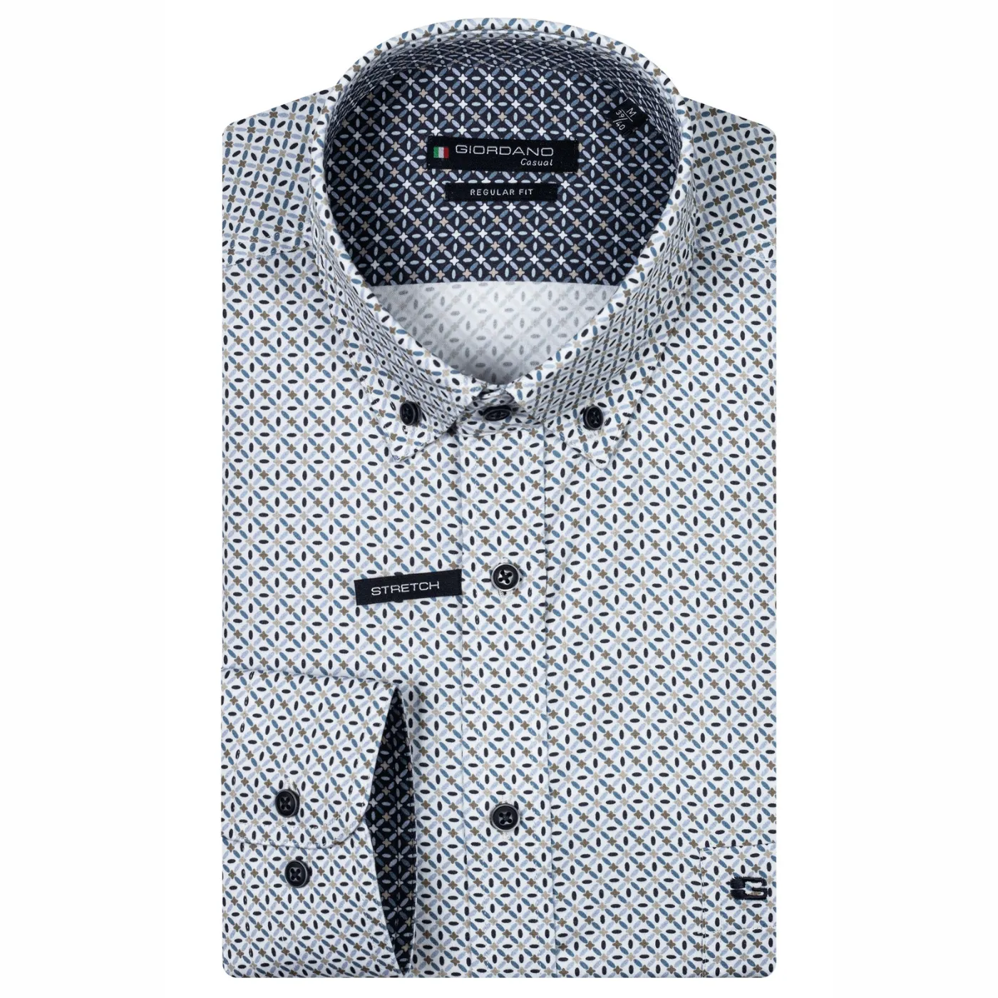 Giordano Print L/S Shirt