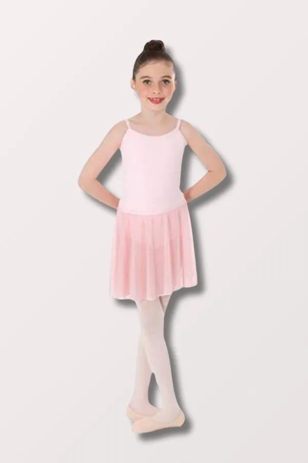 Girls Chiffon Pull On Ballet Skirt - Light Pink
