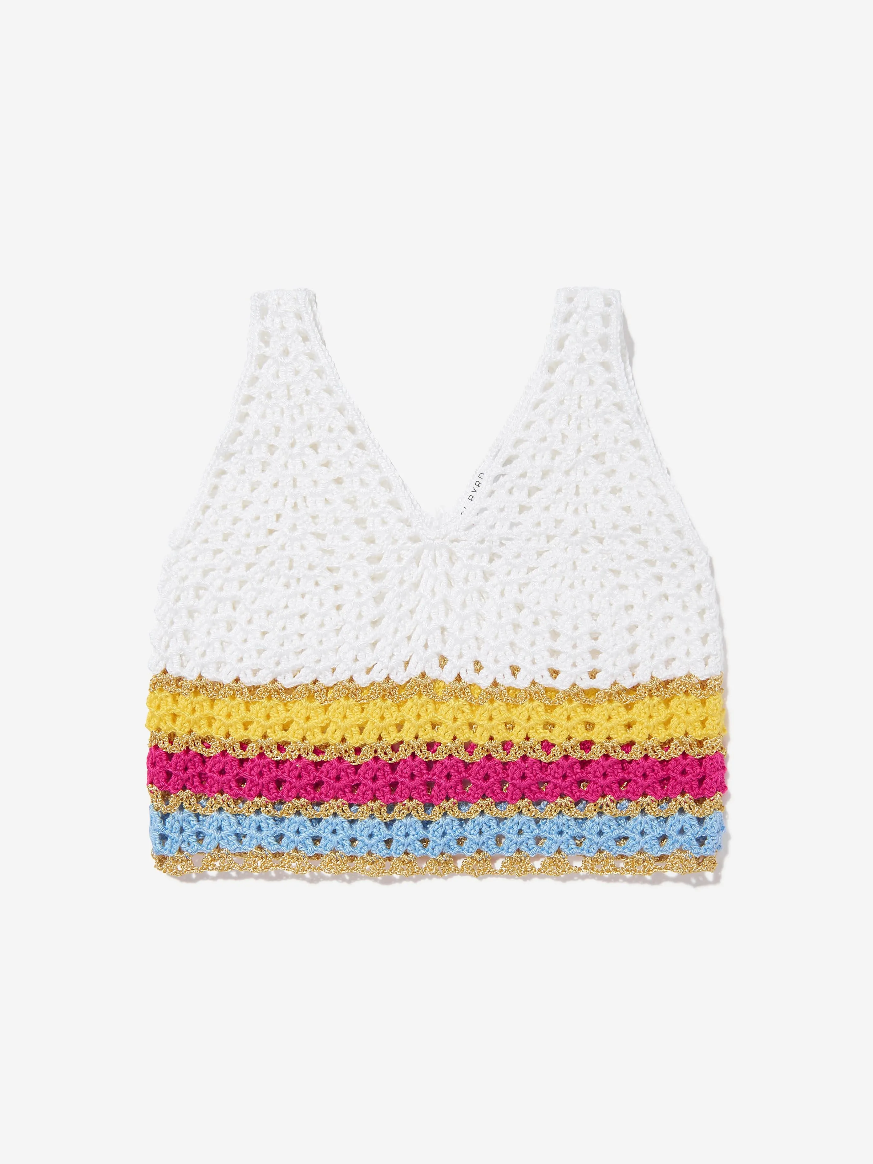 Girls Lavera Crop Top in White