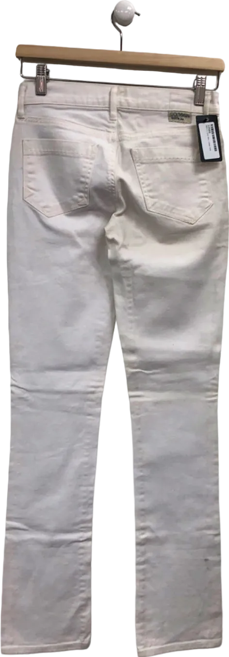 Goldsign White Straight High rise Jeans UK S