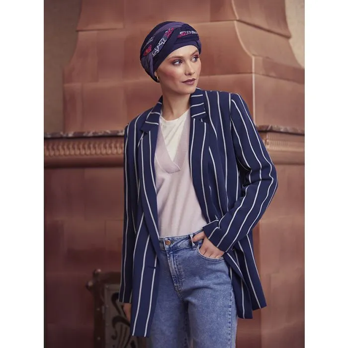 GUNA NIGHT BLUE OScm GUNA TURBAN - LIMITED EDITION