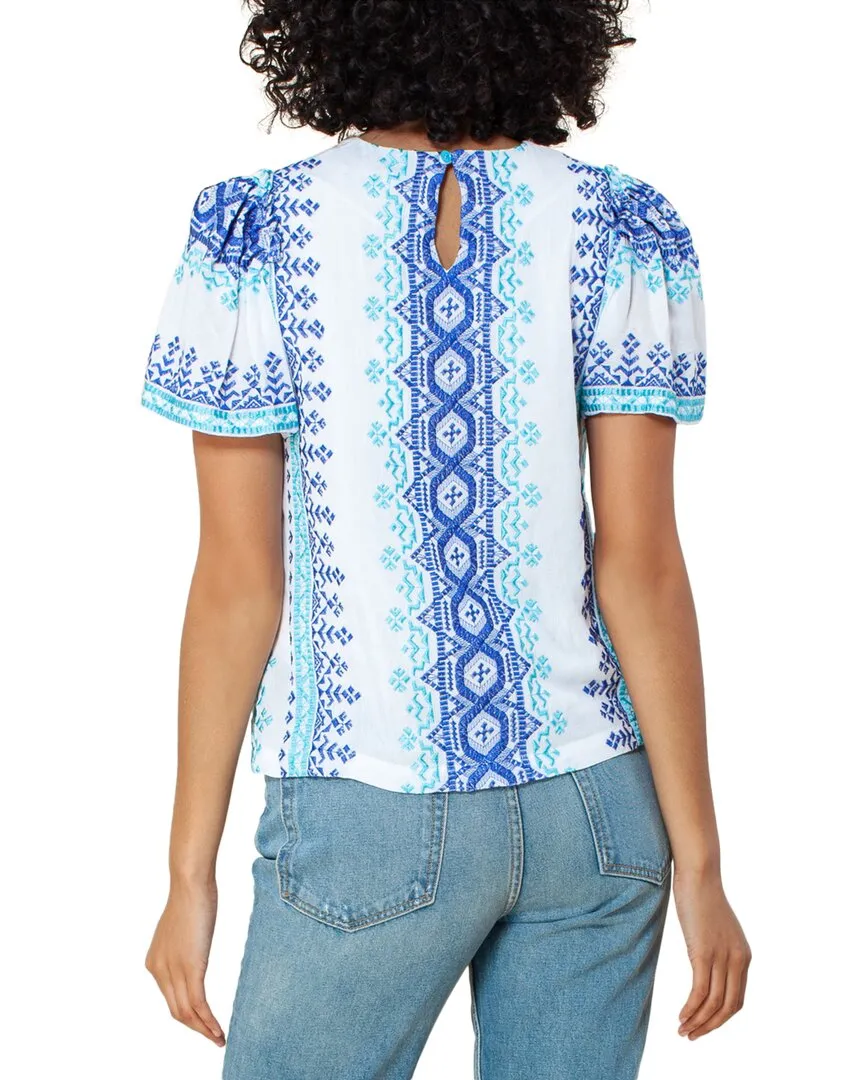 Hale Bob Embroidered Top