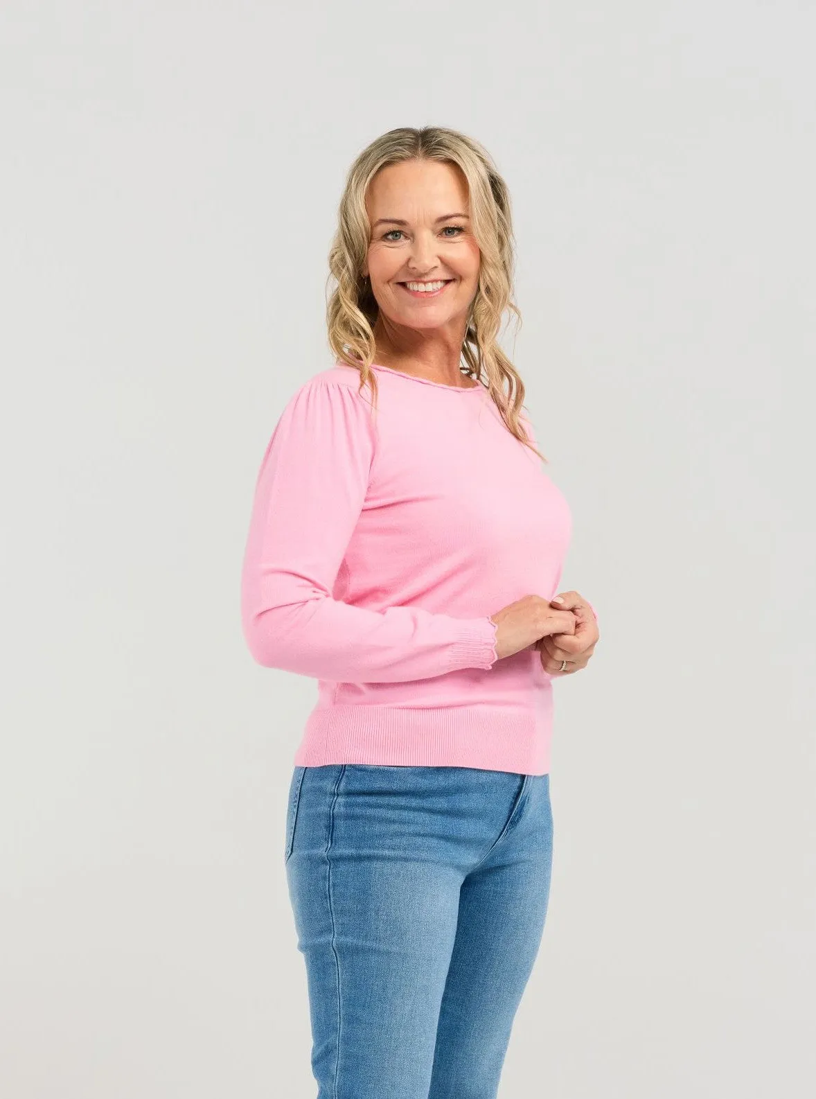 Halsey Knit - Light Pink