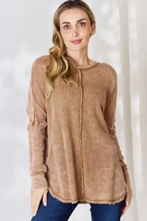 Happiest Moments Top- Deep Camel