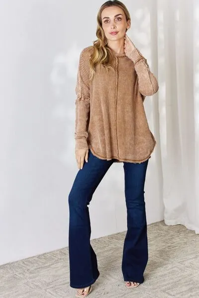 Happiest Moments Top- Deep Camel