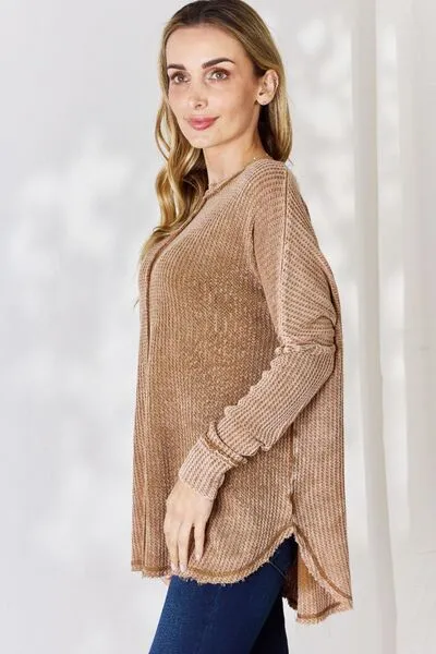 Happiest Moments Top- Deep Camel