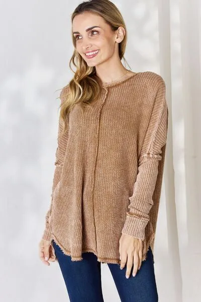 Happiest Moments Top- Deep Camel