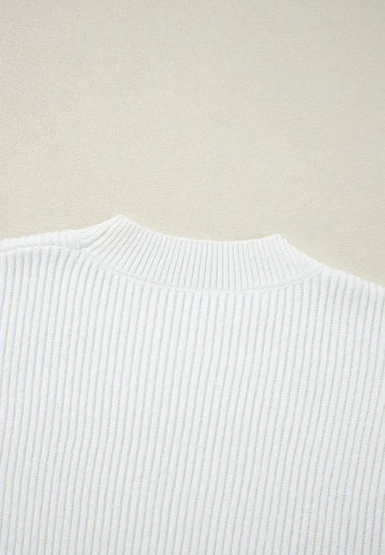 Hazel Blues® |  Heart Sequin Round Neck Long Sleeve Sweater