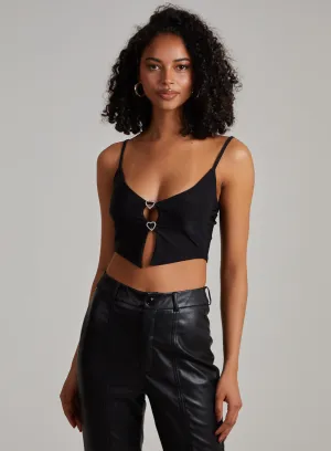 Heart Diamante Cami Top