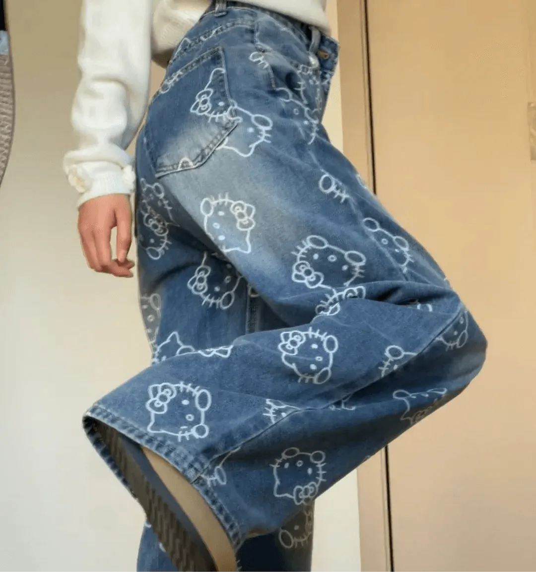 Hello Kitty Cool Flare Denim Jeans