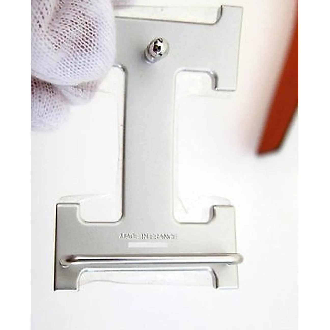 Hermes Black Feu Orange Belt Kit H Silver Buckle 80cm Constance Unisex
