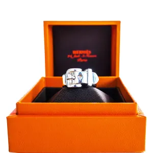 Hermes Debridee Ring Solid Silver PM 54 or 6.5