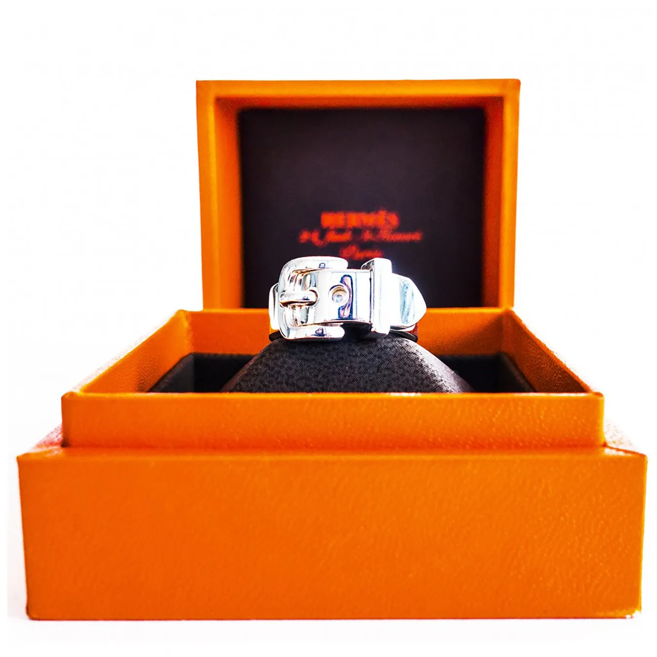Hermes Debridee Ring Solid Silver PM 54 or 6.5