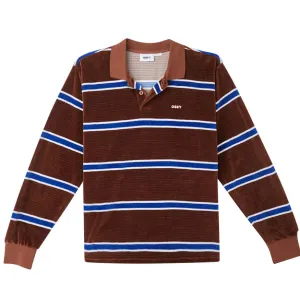 Holstien velour polo ls