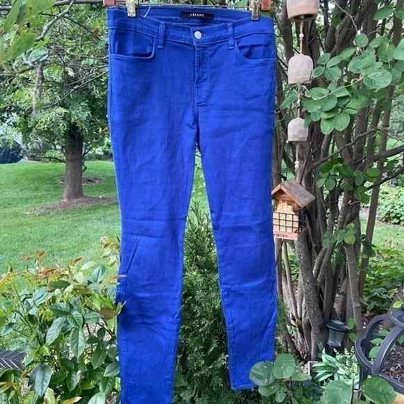 J Brand Cobalt Blue Skinny Jeans