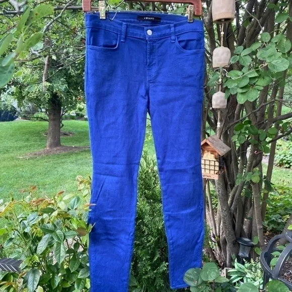 J Brand Cobalt Blue Skinny Jeans