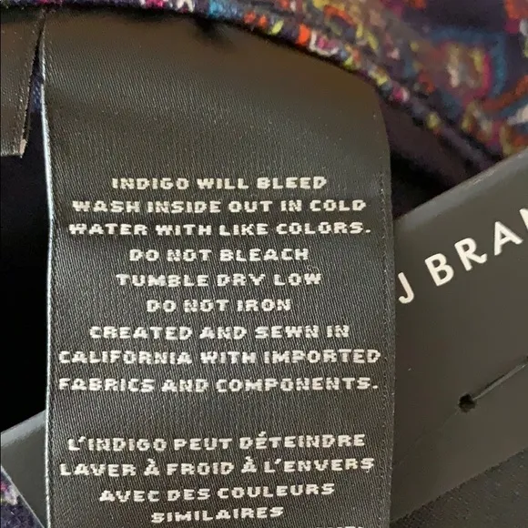 J Brand Paisley Super Skinny Jeans
