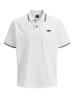 Jack & Jones Short Sleeves Polo Shirt For Men (JCOPACER JACQUARD) in 3 Colours, S-XXL
