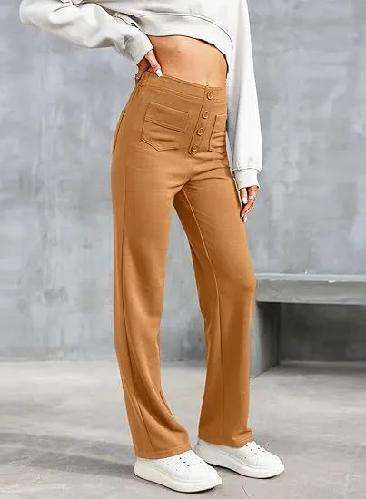 Jael - Casual Pants with High Waist