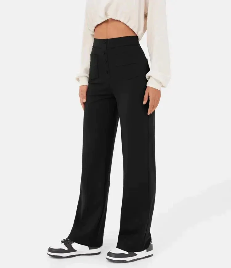 Jael - Casual Pants with High Waist
