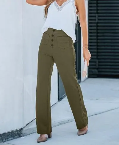 Jael - Casual Pants with High Waist