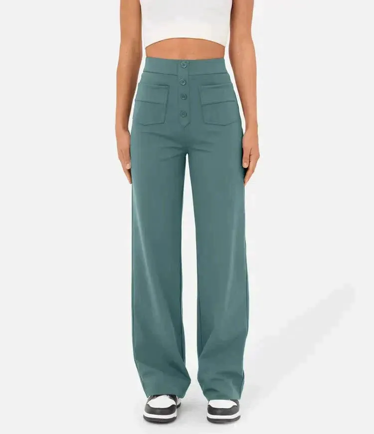 Jael - Casual Pants with High Waist