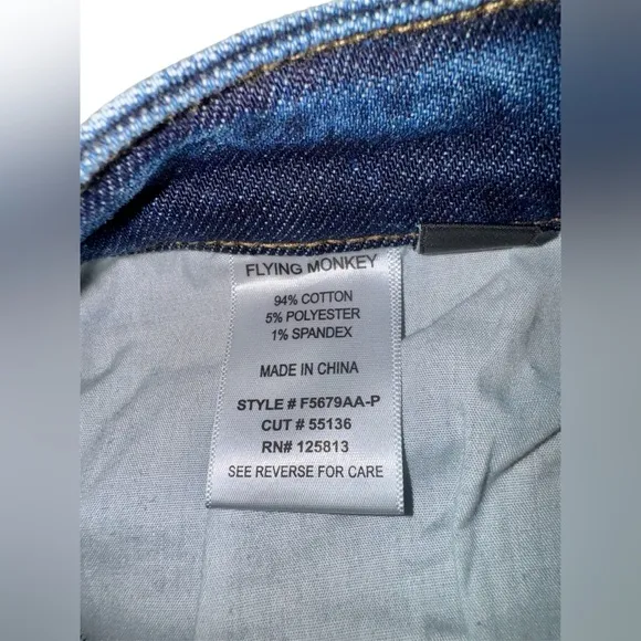 Jasper Flying Monkey Jeans Size 22W- NWOT