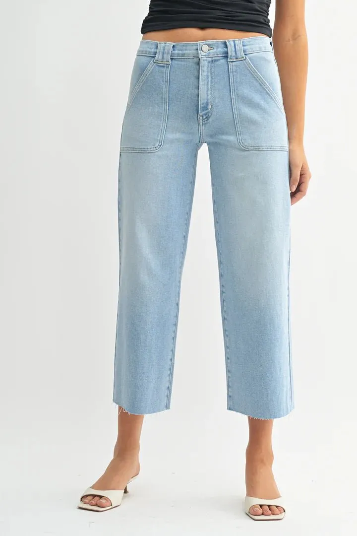 JBD Petite Palazzo Jeans