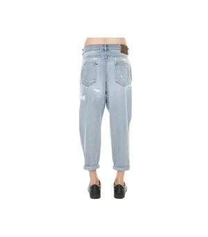 Jeans Coulisse Chiaro Rotto