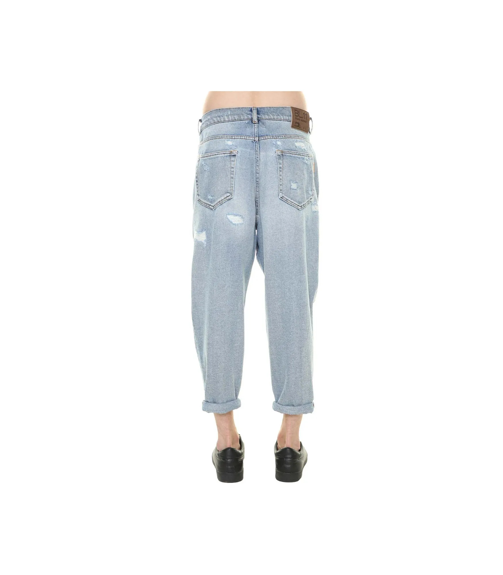 Jeans Coulisse Chiaro Rotto