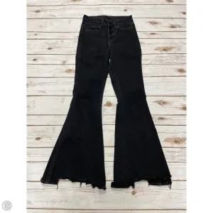 Jeans Flared By Flying Monkey In Black Denim, Size: 0