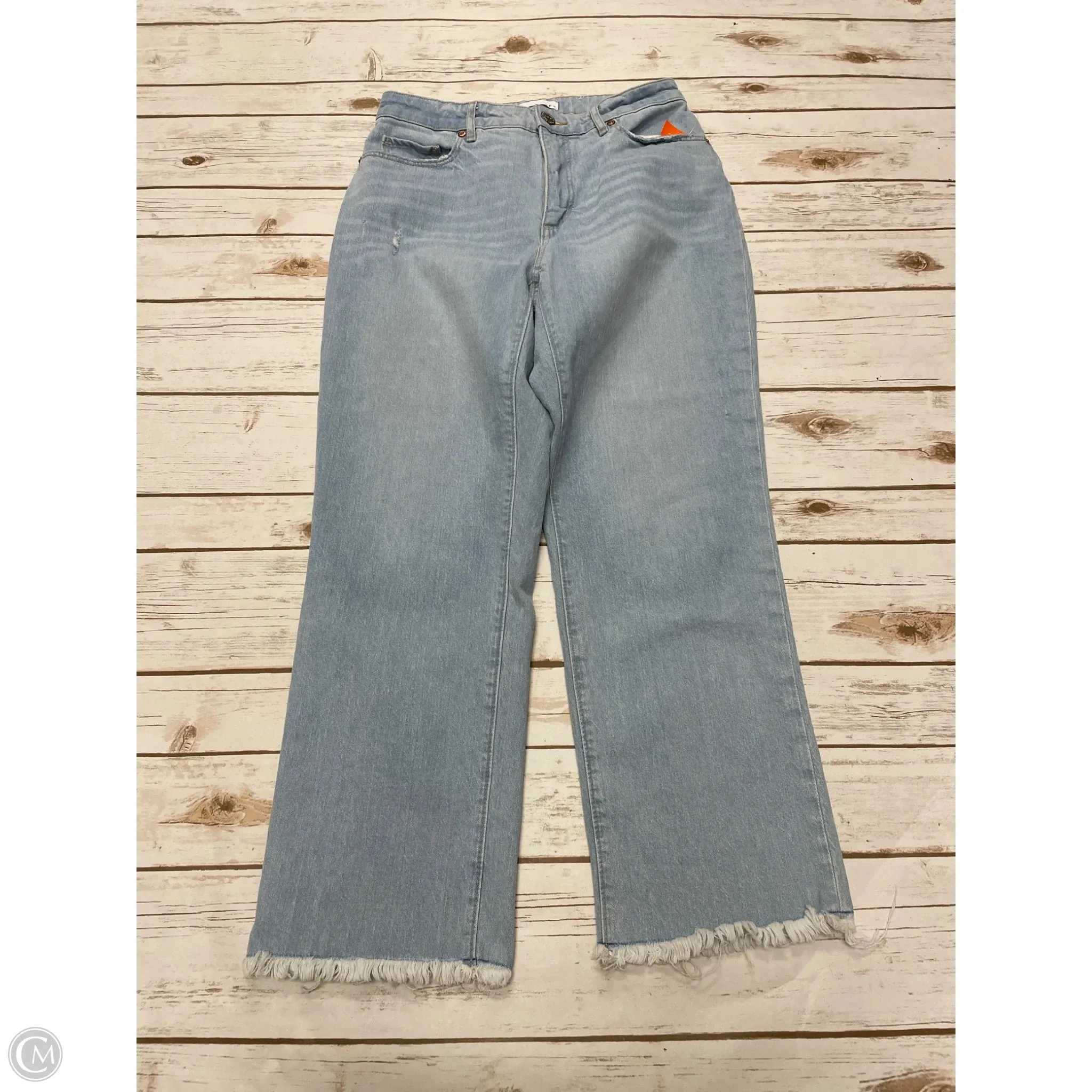 Jeans Straight By Loft In Blue Denim, Size: 2