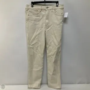 Jeans Straight By We The Free In Cream, Size: 14