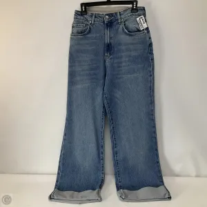 Jeans Wide Leg By Pilcro In Blue Denim, Size: 12