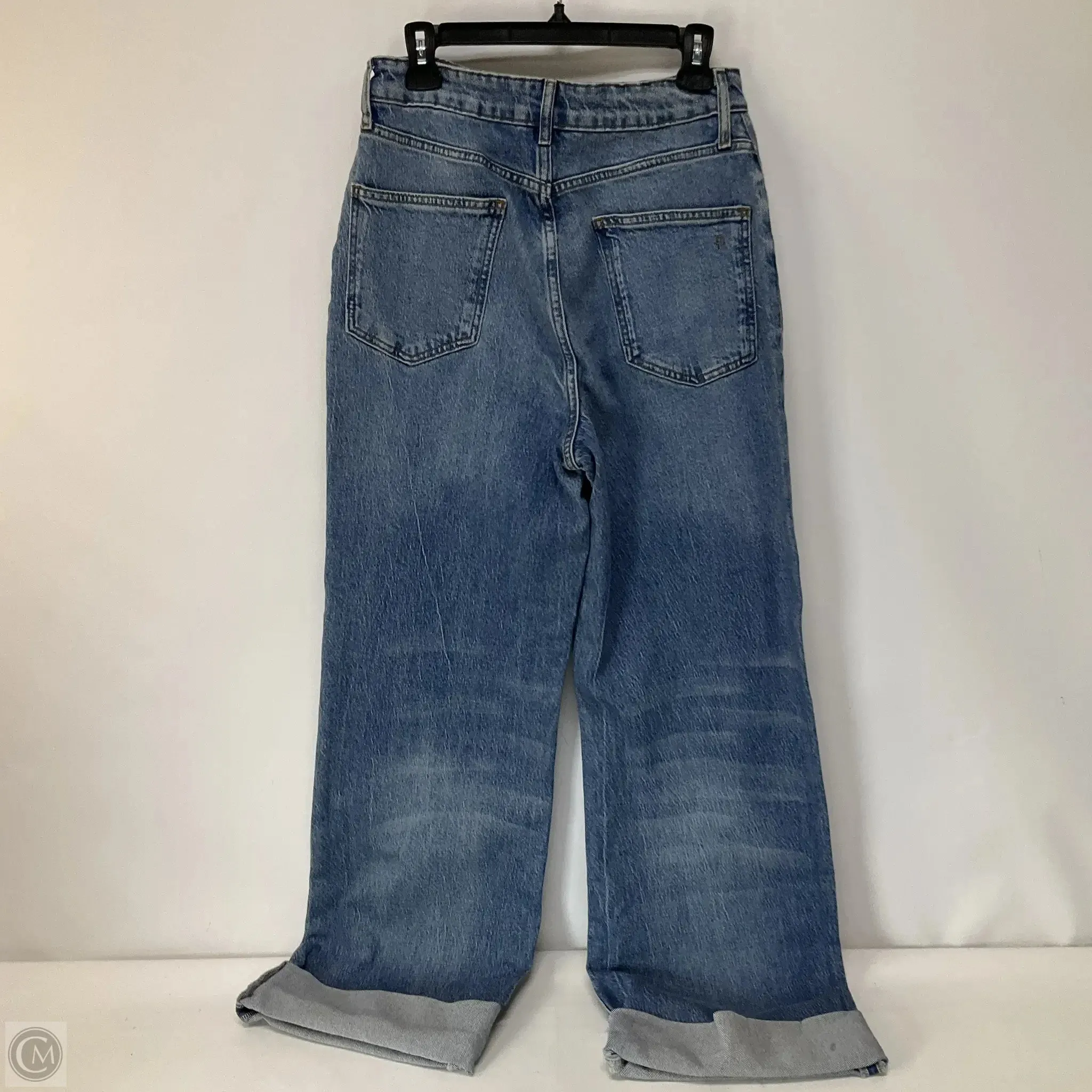 Jeans Wide Leg By Pilcro In Blue Denim, Size: 12