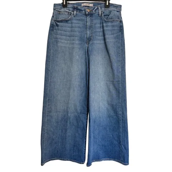 Joe's Summerson High Rise Wide Leg Cropped Size 31 Jeans NWT $160 Denim