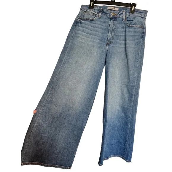 Joe's Summerson High Rise Wide Leg Cropped Size 31 Jeans NWT $160 Denim