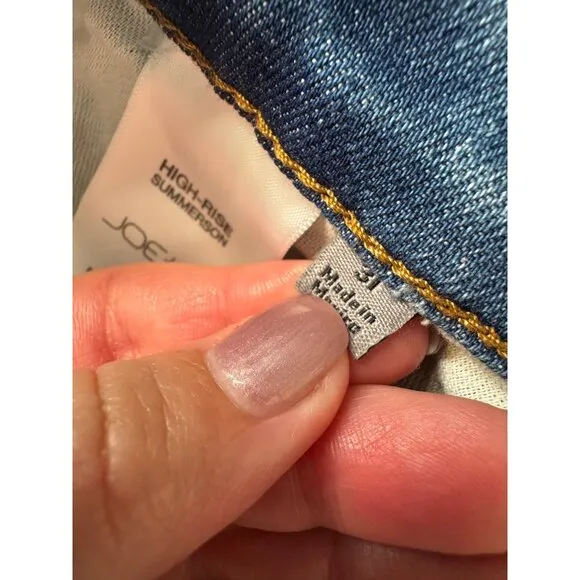 Joe's Summerson High Rise Wide Leg Cropped Size 31 Jeans NWT $160 Denim
