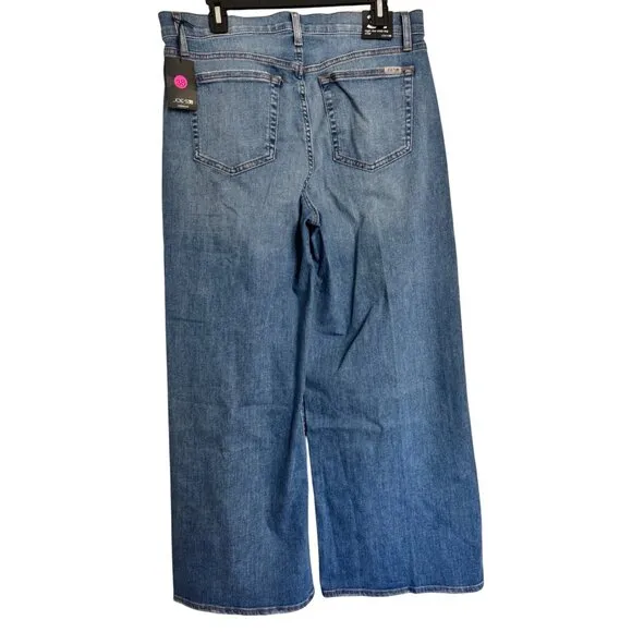 Joe's Summerson High Rise Wide Leg Cropped Size 31 Jeans NWT $160 Denim