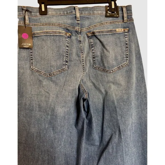 Joe's Summerson High Rise Wide Leg Cropped Size 31 Jeans NWT $160 Denim