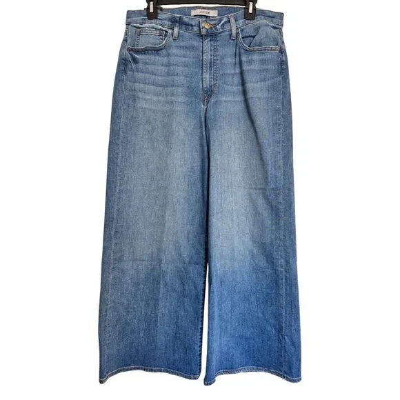 Joe's Summerson High Rise Wide Leg Cropped Size 31 Jeans NWT $160 Denim