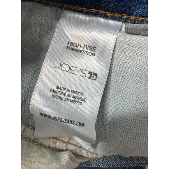 Joe's Summerson High Rise Wide Leg Cropped Size 31 Jeans NWT $160 Denim