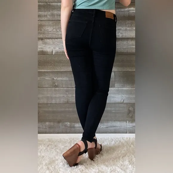 judy blue high waist tummy control classic skinny jeans black JB88757REG BK